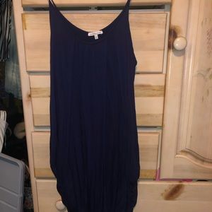 Navy blue super flowy ankle length dress!